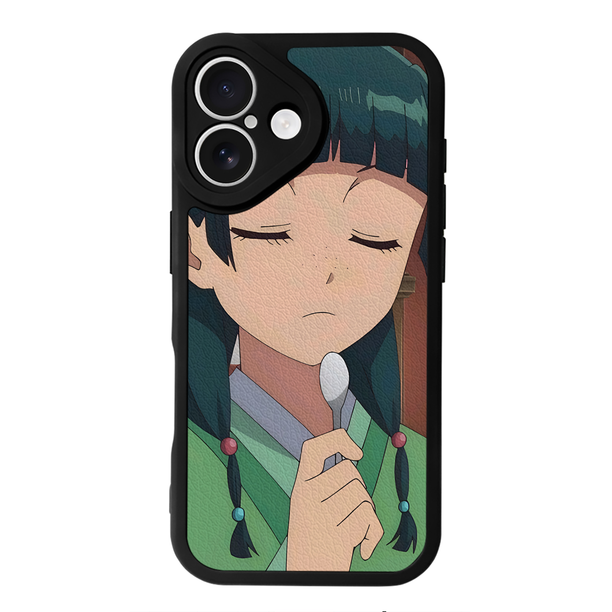 （画像用） 薬屋のひとりごと The Apothecary Diaries 【iPhone 16シリーズ対応】シリコンスマホケース（レザー調） 材質：シリコン